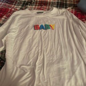 SHEIN long sleeve BABY shirt